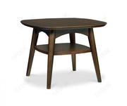Bentley Designs Oslo Lamp Table with Shelf