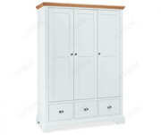 Bentley Designs Hampstead Two Tone 3 Door Wardrobe
