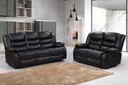 Get Beautiful 2+3 Seater Bonded Leather Recliner Sofa Set
