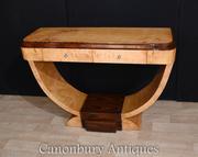 Art Deco Hall Console Table