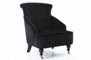 Buy Elegant Dune Brushed Upholstered Fabric Velvet Armchair