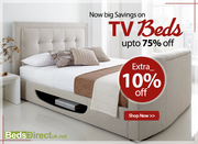 Faux Leather TV Beds Only on £594.99 | Beds Direct UK | Buy Now !!!