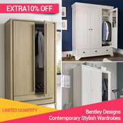 Woodgrain Wardrobe Start From £99.99 | FURNITURE DIRECT UK