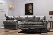 Acquire Perla Crushed Velvet Corner Sofa for Living Room at a Reasonab