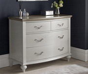 Bentley Designs Montreux Washed Oak and Soft Grey 2+2 Drawer Chest