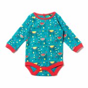 Jungle Elephant Baby Body - Organic Fairtrade Cotton