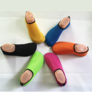 Fitness workout with soft breathable sandals for jogging