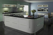 Lumi Dove Grey Gloss Kitchen Doors | Made to Measure Doors | Topdoors