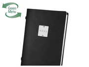 ECO Black 4RE 2/3RD A4 Portrait Menu Covers & Folders