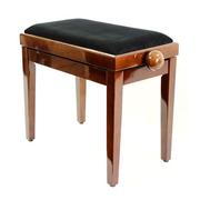 STEINHOVEN LEGATO ADJUSTABLE PIANO STOOL,  POLISHED WALNUT