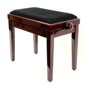 STEINHOVEN LEGATO ADJUSTABLE PIANO STOOL,  POLISHED MAHOGANY