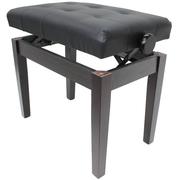 SONATA ADJUSTABLE PIANO STOOL WITH WOODEN HANDLES,  SATIN ROSEWOOD