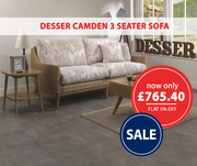 Desser Camden 3 Seater Sofa | Fit your Style & Room Space | FDUK