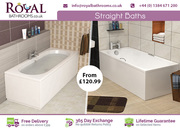 Quality Material Straight Shower Bath