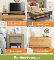 Up to 75% Off on Bentley Designs Living & Bedroom Furniture Sale