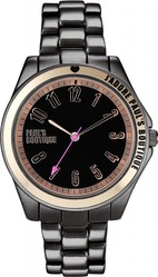 Pauls Boutique Womens Quartz Watch with Black Dial PA001BKTT