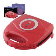 Quest Sandwich Maker,  800 Watt,  Red 35430