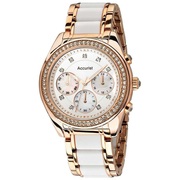 Accurist Women's Chronograph Stainless Steel Bracelet Watch LB211W