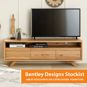 Bentley Designs Cadell Rustic Oak Entertainment Unit