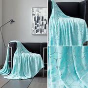 Modern Metallic Cube and star Sofa blanket for sale