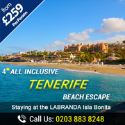 Great Savings on Tenerife Beach Escapes – Save Up to 33%