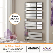 5% Off on All Kind of Heated Towel Rails