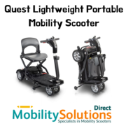 Get Quest Lightweight Portable Mobility Scooter for Active Lifestyle
