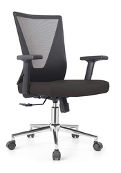Low Back Grey Mesh Operators Revolving Chair