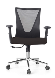Low Back Black Mesh Operators Revolving Chair