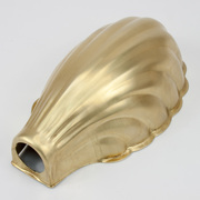 Raw Brass Clam Shell Shade At Spares2You