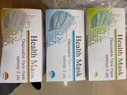 Face Mask Hand Sanitizers And Disposable Gloves Available