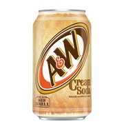 A&W Cream Soda 355ml (12 fl.oz) (Box of 12)