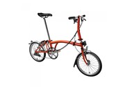 BROMPTON STEEL S6L FOLDING BIKE WITH MUDGUARDS & FRONT CARRIER BLOCK