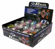 Ravel Ladies Boy Girl Mutl-Funtion Digital Sports PVC Strap Watch