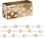 20 Warm White Led Rose Light