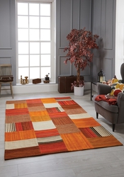 Navajo Rug by Oriental Weavers in Terra Colour - Rugs UK