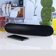 INTEMPO CURVED BLUETOOTH METALLIC SPEAKER,  BLACK