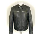 Men's Leather Luxe Suave Leather Jacket Black