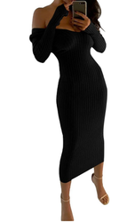 Women's V-Neck Long Pencil Dress