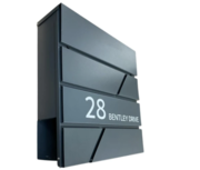 Personalised Post Boxes | Black & Grey Post Boxes