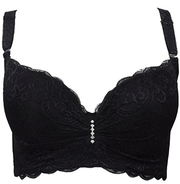 Lace Bra for Women Push Up 3/4 Cup