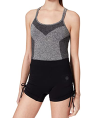 AURIQUE Women's Yoga Shorts, Pack of 2