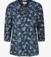 Mountain Warehouse Petra Womens Relaxed Fit 3/4 Sleeve Shirt - 100% Co