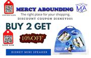 Disney Mickey Mouse Portable USB Speakers,  MP3 