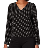 Vero Moda Women's Vmsaga Ls V-Neck Top WVN Ga Blouse0525
