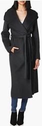 TAHARI Women's Maxi Double Face coat- 