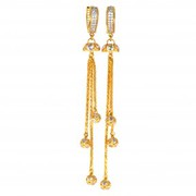 White Gold Diamond Set Earrings