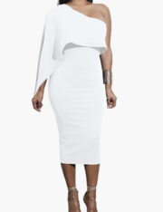 Women's  tight pencil solid color medium and long dress1102