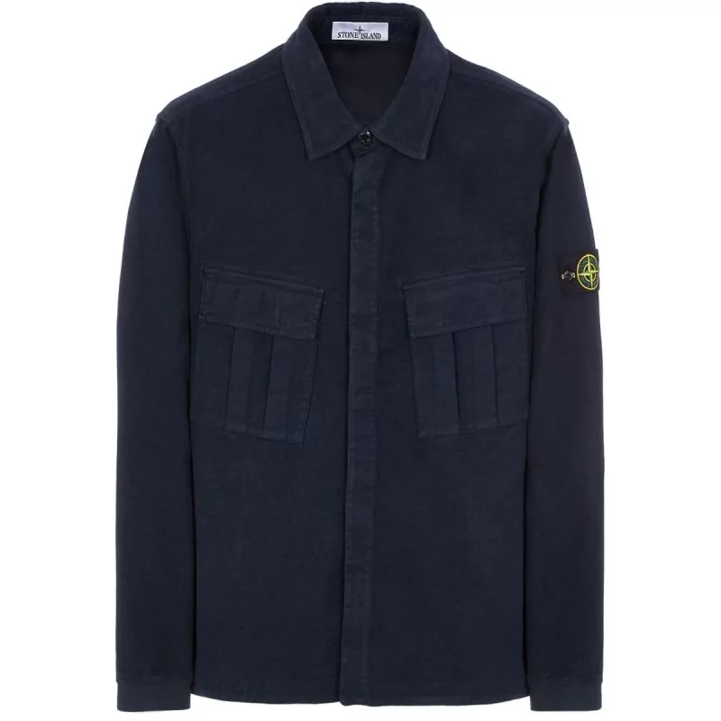 Stone Island | Navy Overshirt - Michaelchell UK	