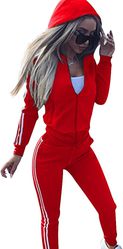 Hooded Sweatshirt Hoodies + Pants Joggings Suit 230915